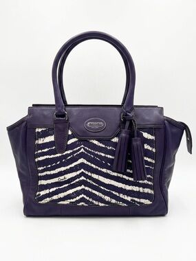 Coach | Bags | Coach Heritage Stripe Mini Boston Bag | Poshmark